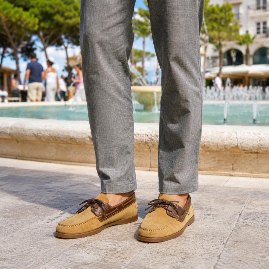パラブーツ PARABOOT デッキシューズ メンズ BARTH バース ベージュ