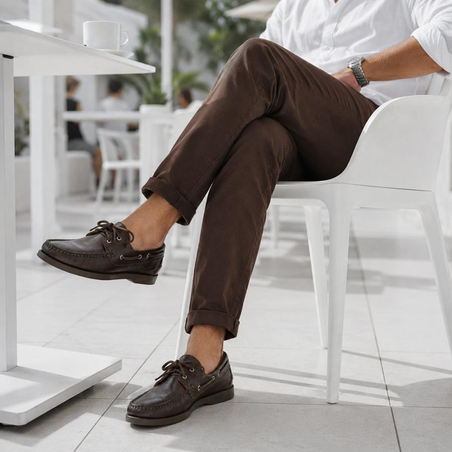 (美品)Paraboot バース 黒×ブラウン SHIPS別注 パラブーツ パラブーツ PARABOOT デッキシューズ メンズ BARTH バース ダーク