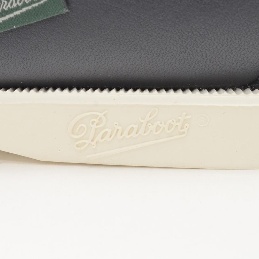 【新品】パラブーツ ネイビー 濃紺デッキシューズ オイルドレザー BARTHバース メンズブランド Men's 紐締め