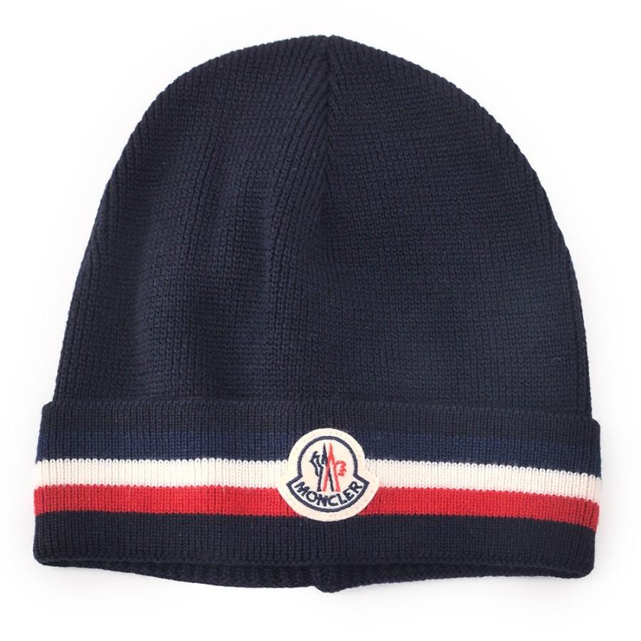 モンクレール Moncler ニットキャップ メンズ ニット帽 ネイビー フレンチトリコロール ワッペン ビーニー ウール でらでら 公式ブランド Men S Berretto 742 メンズブランドでらでら公式shop 通販 Yahoo ショッピング