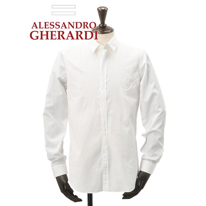 アレッサンドロゲラルディ Alessandro Gherardi イタリアブランド メンズカジュアルシャツ ホワイト ナロースプレッドカラー ブロード ウォッシュド Bte2l Pt 1029 002 メンズブランドでらでら公式shop 通販 Yahoo ショッピング