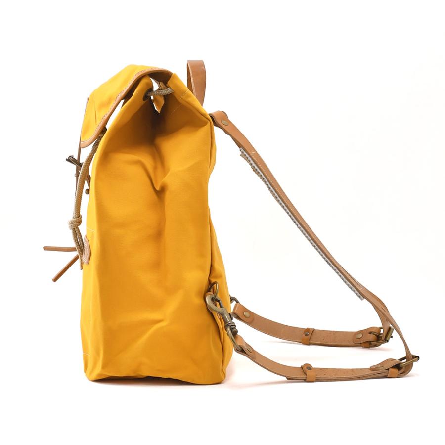 ブルー ドゥ シャフ Bleu de chauffe バックパック メンズ CAMP キャンプ オーガニックコットン キャンバスリュック イエロー 国内正規品 でらでら 公式ブランドの画像