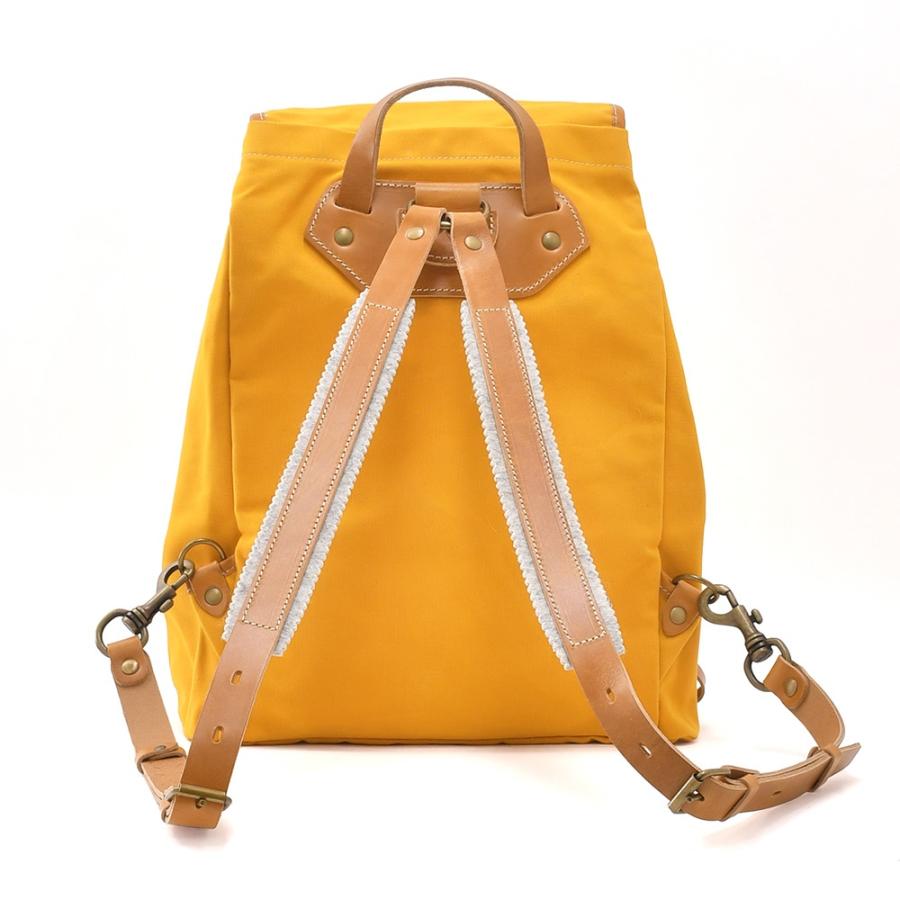 ブルー ドゥ シャフ Bleu de chauffe バックパック メンズ CAMP キャンプ オーガニックコットン キャンバスリュック イエロー 国内正規品 でらでら 公式ブランドの画像