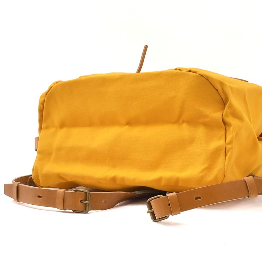 ブルー ドゥ シャフ Bleu de chauffe バックパック メンズ CAMP キャンプ オーガニックコットン キャンバスリュック イエロー 国内正規品 でらでら 公式ブランドの画像