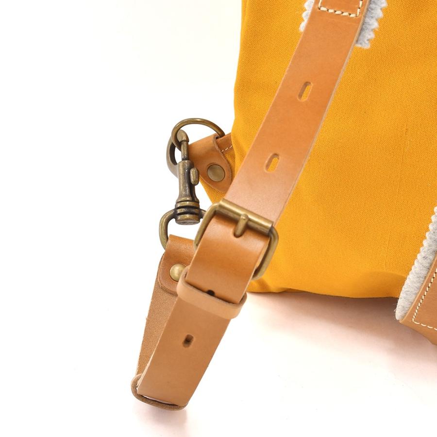 ブルー ドゥ シャフ Bleu de chauffe バックパック メンズ CAMP キャンプ オーガニックコットン キャンバスリュック イエロー 国内正規品 でらでら 公式ブランドの画像