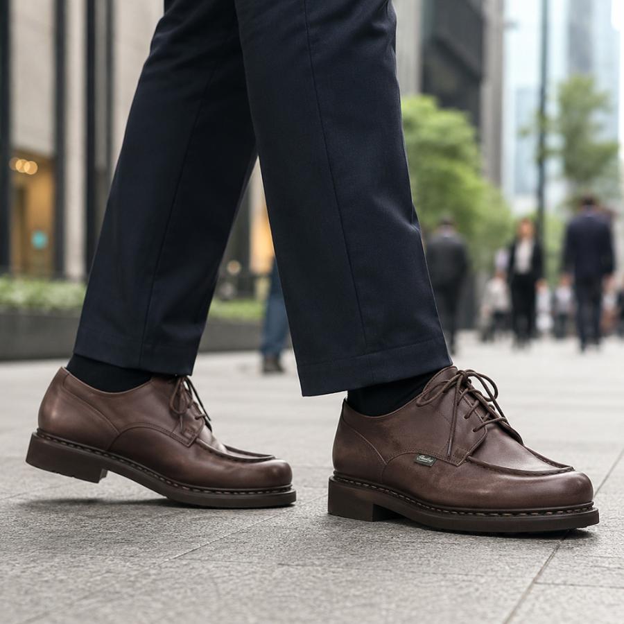 値下げParaboot CHAMBORD 7.5 パラブーツ　シャンボード　茶 Paraboot（パラブーツ） 国内正規品 シャンボード CHAMBORD カフェ