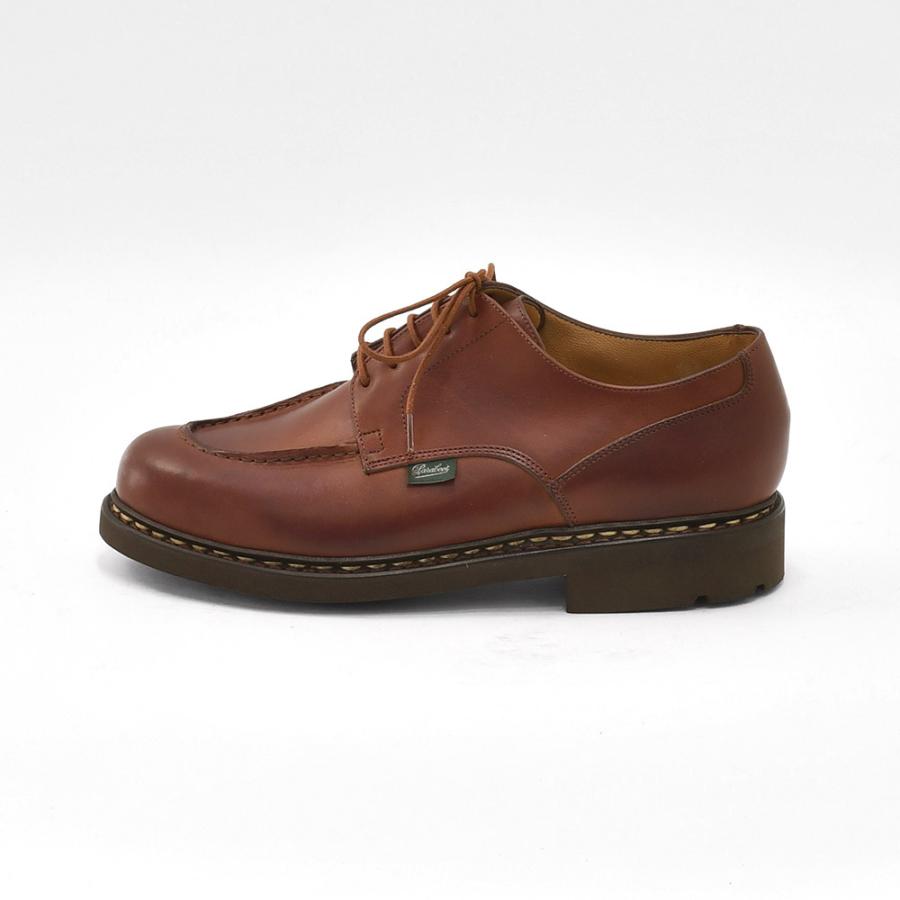 パラブーツ 国内正規品 paraboot シャンボード 710708 CHAMBORD マローネブラウン LISオイルドレザーUチップメンズシューズ Men'sの画像