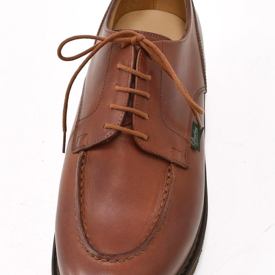 パラブーツ 国内正規品 paraboot シャンボード 710708 CHAMBORD マローネブラウン LISオイルドレザーUチップメンズシューズ Men'sの画像