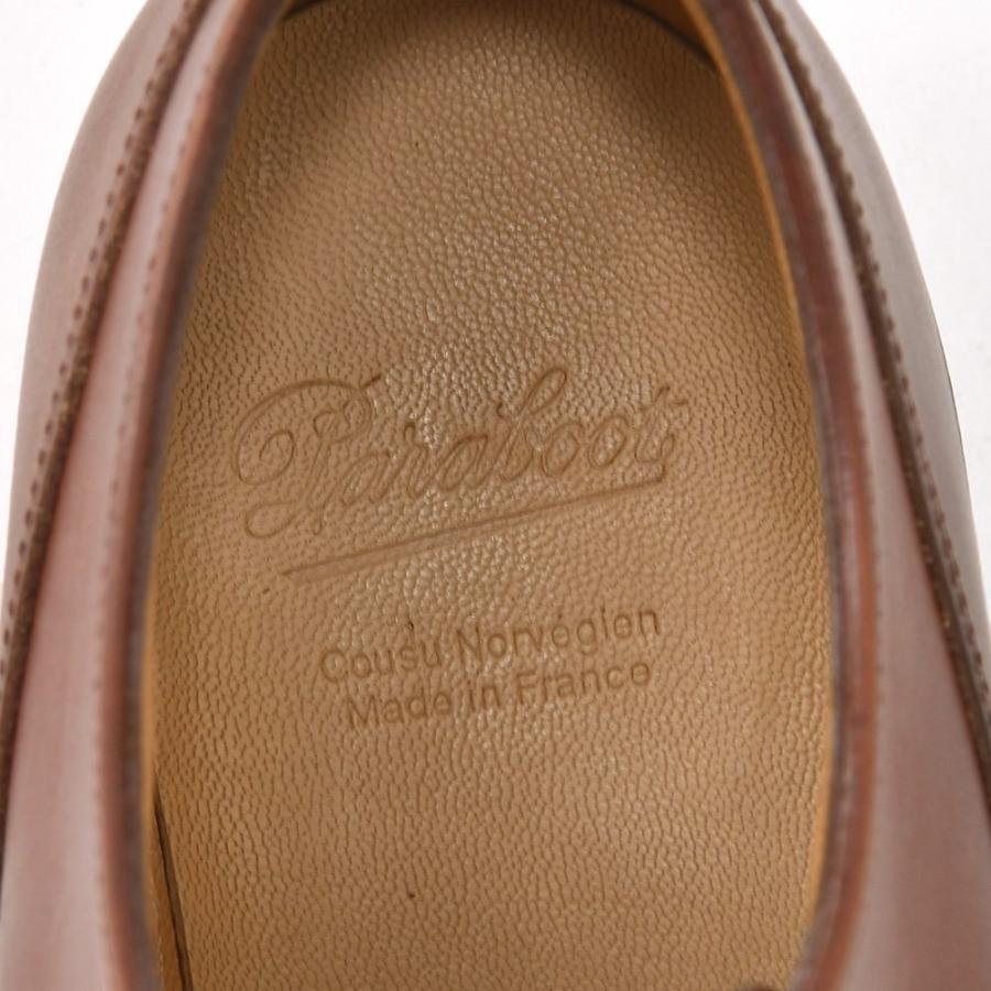 パラブーツ 国内正規品 paraboot シャンボード 710708 CHAMBORD マローネブラウン LISオイルドレザーUチップメンズシューズ Men'sの画像