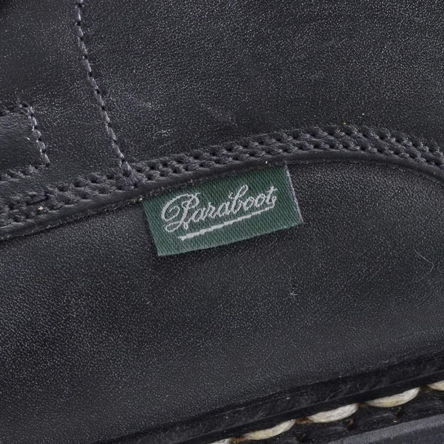 パラブーツ PARABOOT シャンボード CHAMBORD ブラック 710709 NOIR Uチップシューズ オイルドレザーメンズシューズ Men'sの画像