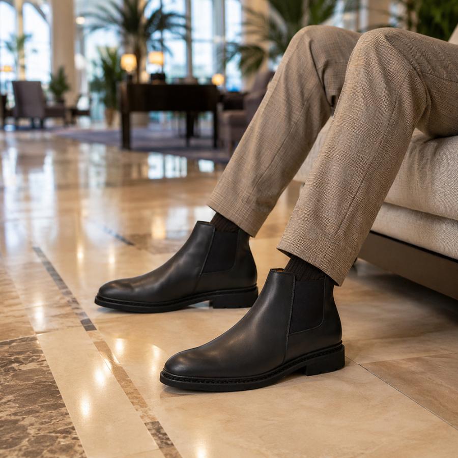 パラブーツ PARABOOT サイドゴアブーツ メンズ シャンフォート