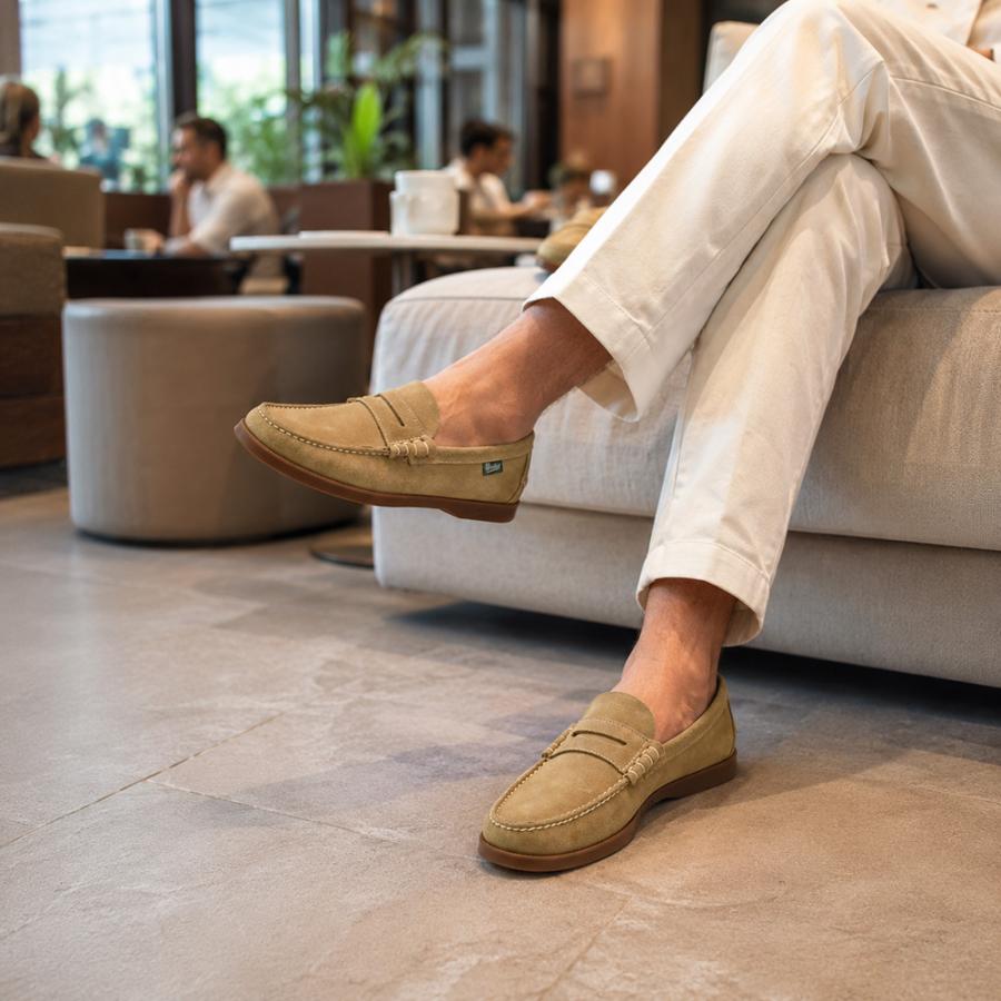 パラブーツ PARABOOT コインローファー メンズ CORAUX コロー ライト