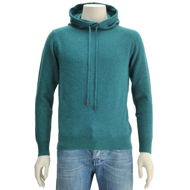 パーカー ニット メンズ ブランド 0016 おしゃれ ニット クルチアーニ Cruciani エメラルドグリーン ブランド プルオーバー 新作 ハイゲージ Mens Cu050 0016 メンズブランドでらでら公式shop 0016 ウール カシミア お得特価 の