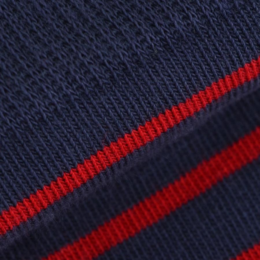 Archiduchesse アシッドゥシャス ロングタイプ メンズソックス Lサイズ De Ville ドゥヴィル スリムボーダー S2色展開 フランス製 ブランド Men's |  | 05