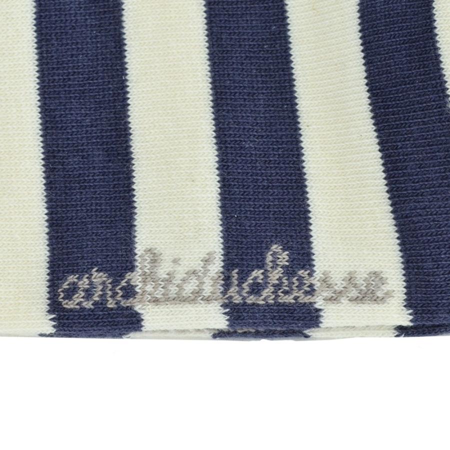 Archiduchesse アシッドゥシャス  ロング丈 ドゥヴィル De Ville WALLY 太縞ボーダータイプ 5色展開ソックス メンズ Men's |  | 03