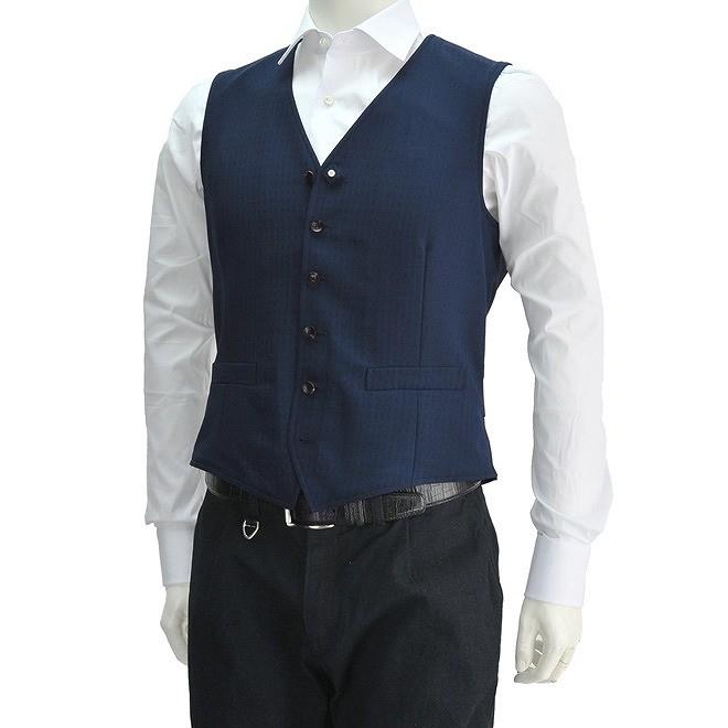 ラルディーニ Lardini Drop Reg ネイビー系 モヘア混紡 テロッとした薄手で真夏対応 透け柄織り 6つボタンスリム ショート丈ジレ ウールベスト ブランド メンズ Ec 1 メンズブランドでらでら公式shop 通販 Yahoo ショッピング