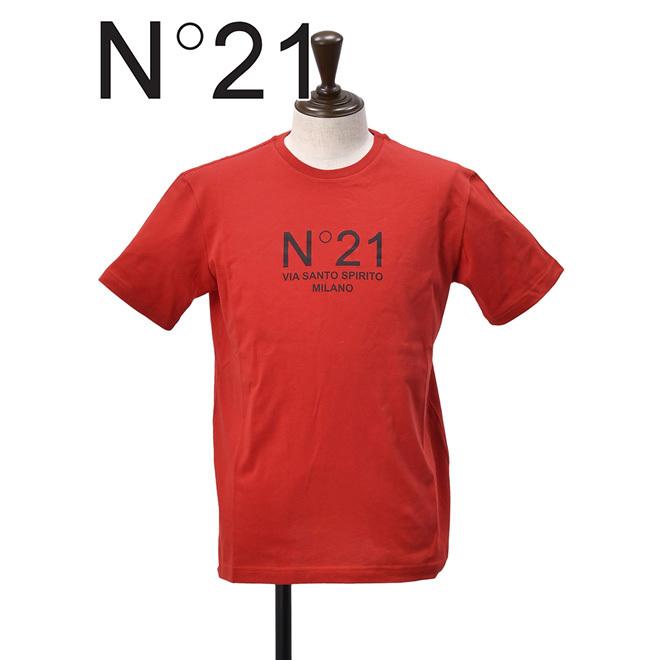 N°21 ヌメロ ヴェントゥーノ 国内正規品 メンズ Tシャツ レッド 半袖 