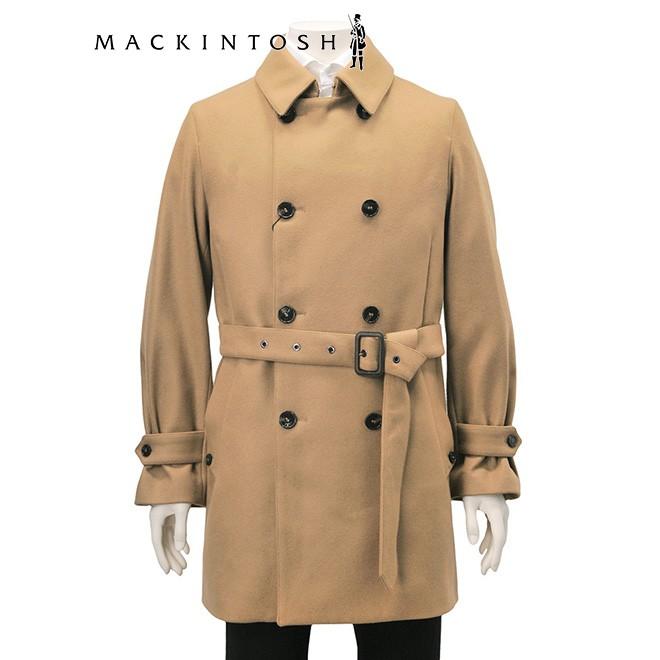 激安アウトレット マッキントッシュ ダブルトレンチコート ショート丈コート 軽量 メンズファッション Mackintosh でらでら 軽量 1014f ライトメルトンウール生地 ベージュ 公式 公式 Mens メンズ Gm 1014f 2k07 メンズブランドでらでら公式shop