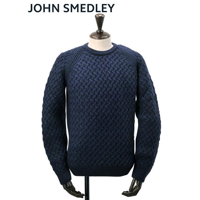 ジョンスメドレー John Smedley メンズ ケーブル編みセーター ブリティッシュウールニット ローゲージ ネイビーブルー Hillside ヒルサイド ブランド Hillside Beitish メンズブランドでらでら公式shop 通販 Yahoo ショッピング