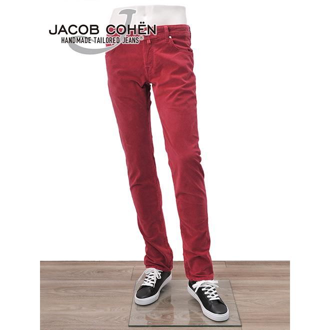 ヤコブコーエン Jacob Cohen 国内正規品 メンズ コーデュロイパンツ 5ポケット スリムテーパード レッド J622 でらでら 公式ブランド J622 05v 615 メンズブランドでらでら公式shop 通販 Yahoo ショッピング