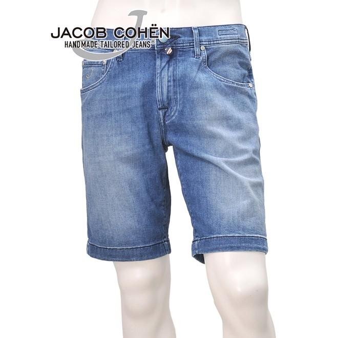 ハーフパンツ デニム メンズ Men S ブランド ヤコブコーエン Jacob Cohen J6636 ウォッシュブルー 水色ハラコ 国内正規品 Supersport Tn