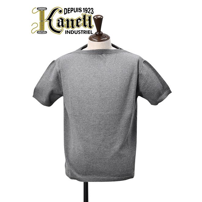 カネル Kanell メンズニットソー 国内正規品 Tristan トリスタン ダルボー継承ブランド 半袖サマーセーター メランジグレー バスクシャツ Ks Tristan 012 メンズブランドでらでら公式shop 通販 Yahoo ショッピング