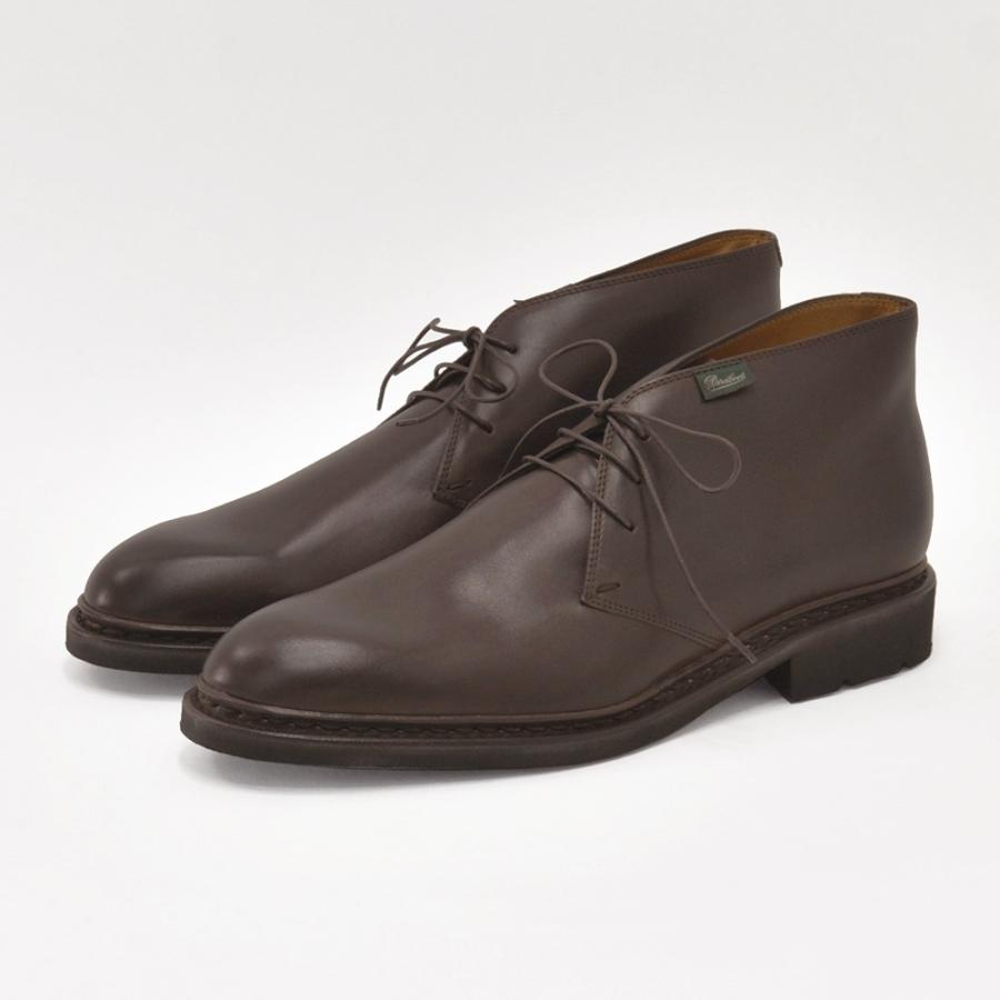 パラブーツ ルーリー　PARABOOT LULLYカフェブラウン LISオイルドレザー チャッカブーツ ギャラクシー メンズシューズ  国内正規品の画像