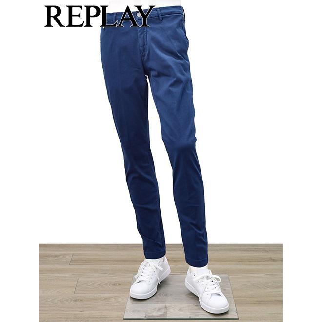 リプレイ Replay メンズ コットンパンツ Benni チノパンツ Hyperflex ハイパーフレックス ストレッチ レギュラーフィット ブルー 綿パン ブランド 国内正規品 M9722a 66 484 メンズブランドでらでら公式shop 通販 Yahoo ショッピング
