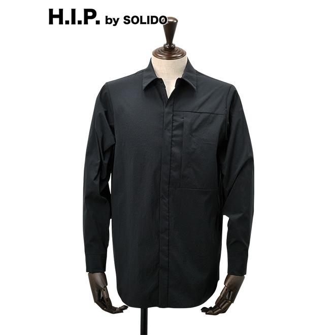 H I P By Solido エイチアイピー ソリード メンズ シャツジャケット マットブラック ポリエステル パッカブル モード 国内正規品 ブランド Mhsla04 Black メンズブランドでらでら公式shop 通販 Yahoo ショッピング