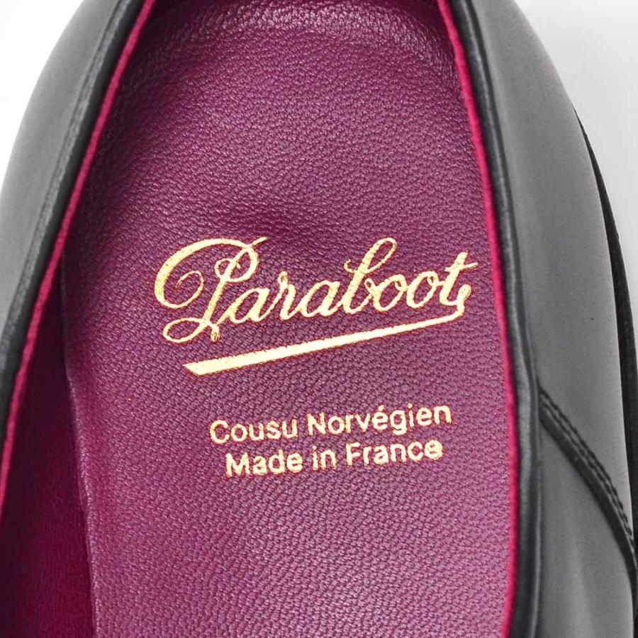 パラブーツ PARABOOT 短丈ブーツ ミカエル BBR LIS オイルドカーフレザー ブラック チロリアンシューズ 国内正規品 メンズ Men'sの画像
