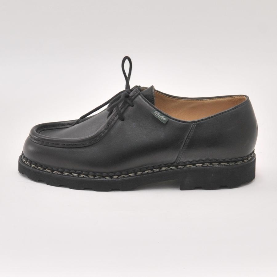 パラブーツ 41 ミカエル レザーシューズ　チロリアン 黒　paraboot Paraboot パラブーツ PARABOOT レザーシューズ チロリアン