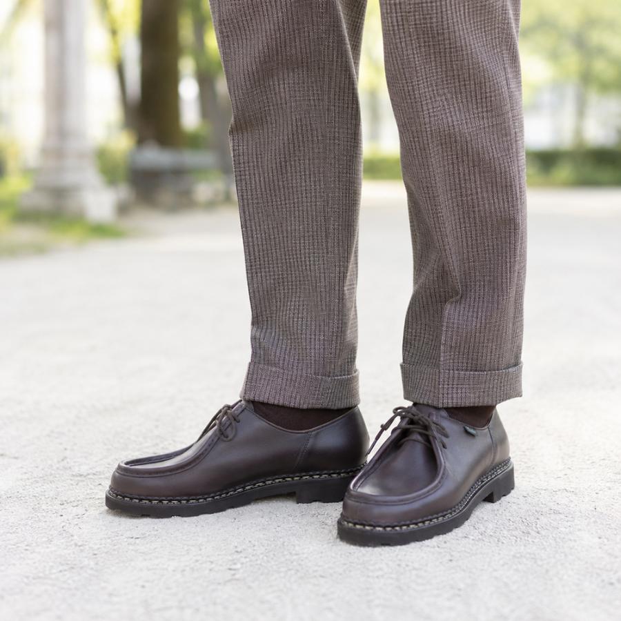 Paraboot MICHAEL パラブーツ ミカエル ダークブラウン カフェ Paraboot（パラブーツ） 国内正規品 MICHAEL ミカエル カフェブラウン