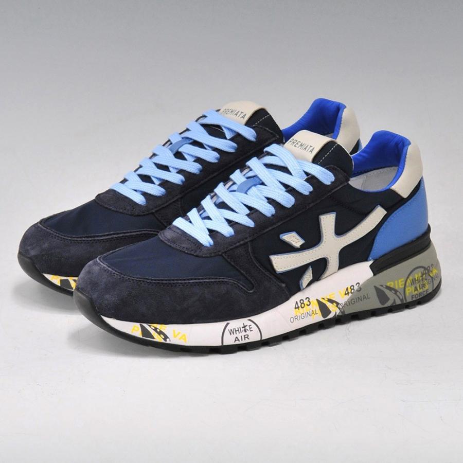 ランキング第1位 40代 ブランド おしゃれ Men S メンズ Sneaker スニーカー スニーカー ネイビー ブルー ナイロン スエード White Premiata ホワイト プレミアータ ブランド おしゃれ Men S メンズ Sneaker シューズ