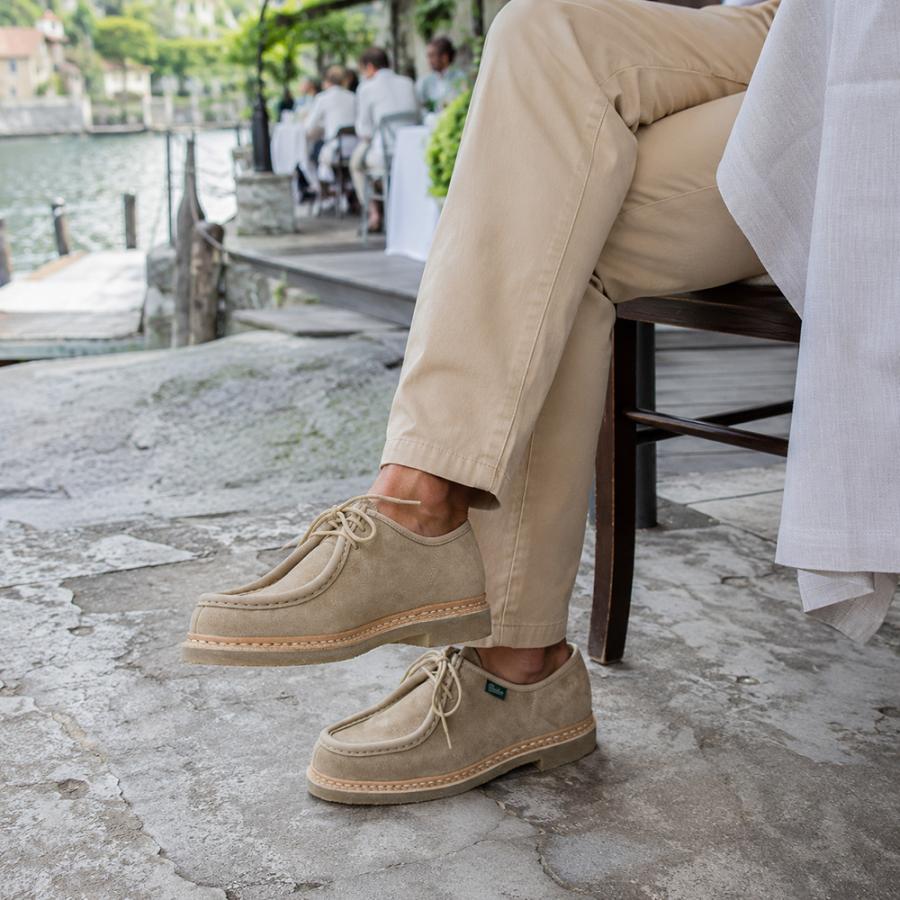 チロリアンシューズ　RUBBERMAC パラブーツ　paraboot イタリア製 パラブーツ PARABOOT チロリアンシューズ メンズ MICKA ミクカ ライト