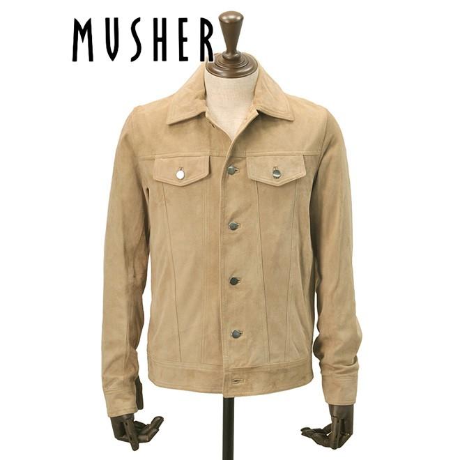 マーシャー Musher メンズ ゴートレザーブルゾン Gジャン イタリアブランド ベージュ 国内正規品 Men S Mmus46 Taupe メンズブランドでらでら公式shop 通販 Yahoo ショッピング