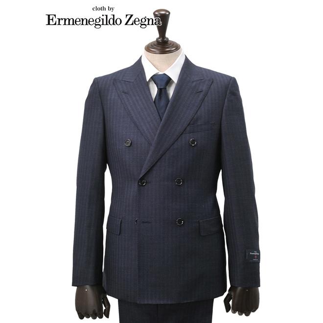 定価14万円ErmenegildoZegnaスーツ50紺 - スーツ