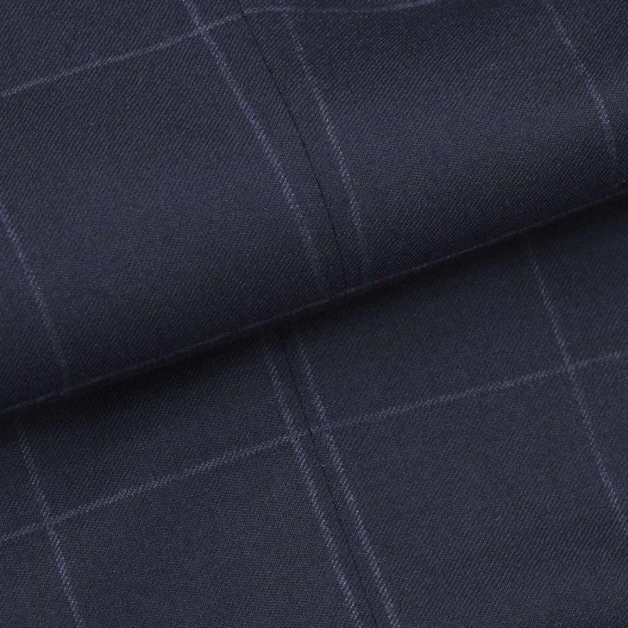 ヴィターレ バルベリス カノニコ VITALE BARBERIS CANONICO シングルスーツ メンズ ネイビー スーパーソニック ウィンドペン 日本製 ブランドの画像