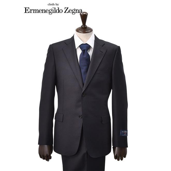 エルメネジルド・ゼニア Ermenegildo Zegna メンズスーツ シングル2つボタン TROFEO トロフェオ ネイビー シャドーストライプ Men's suits｜deradera