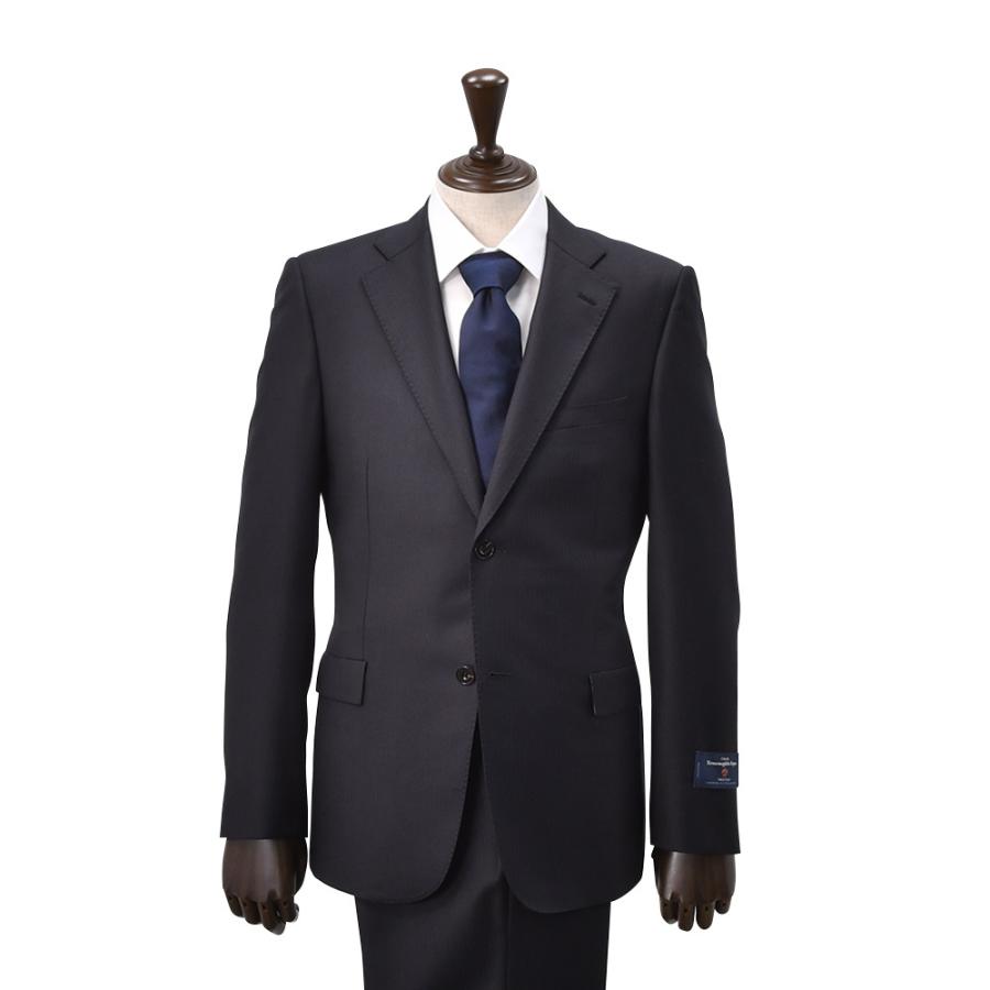 エルメネジルド・ゼニア Ermenegildo Zegna メンズスーツ シングル2つボタン TROFEO トロフェオ ネイビー シャドーストライプ Men's suits｜deradera｜02