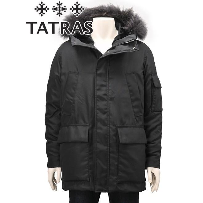 Mtka4191 Black メンズブランドでらでら公式shop ブラック メンズ N 3b型 4191 ファー付きダウンコート 国内正規品 N 3b型 ブラック ダウンジャケット Tatras Nestore ネストーレ Mens 4191 タトラス