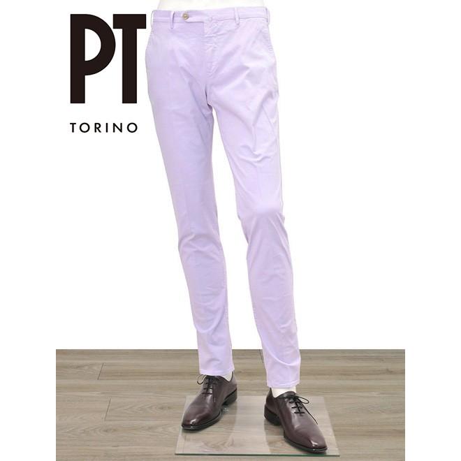 スラックス メンズ Men S ビジネス スリム Pt Torino ピーティートリノ コットンパンツ パープル ノータック スリムフィット ツイル織り Atsugi Com Hk