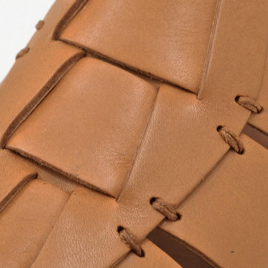パラブーツ PARABOOT グルカサンダル メンズ パシフィック PACIFIC オイルドレザー コニャック グラディエーター 編み込み 国内正規品 でらでら公式の画像