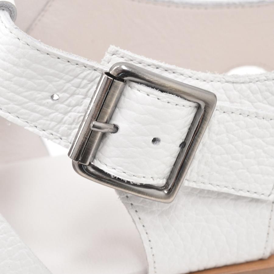パラブーツ　　PARABOOT パシフィック PASIFIC メンズサンダル ホワイト GRグレインレザー 型押し グルカ グラディエーター 編み込み イタリア製の画像