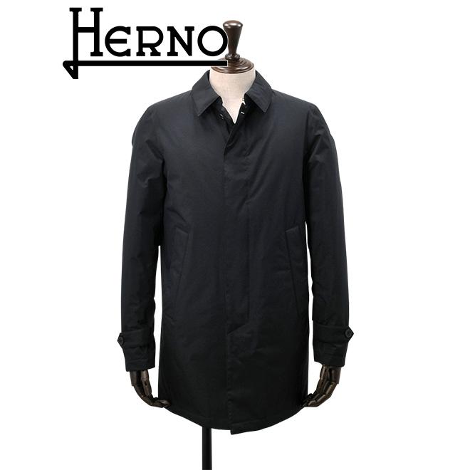 ヘルノ ラミナー Herno Laminar メンズ ダウンコート ステンカラー ブラック ビジネスアウター 国内正規品 Proyabloko Pro