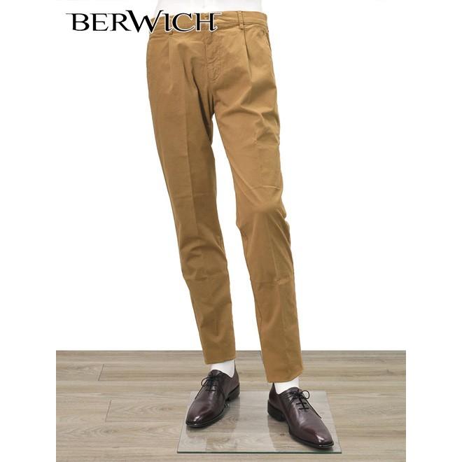 ベルウィッチ Berwich メンズ コットンパンツ ブラウン 1プリーツ Piero Relax ピエロ リラックス チノパン 国内正規品 でらでら 公式ブランド Piero Ts Deige メンズブランドでらでら公式shop 通販 Yahoo ショッピング