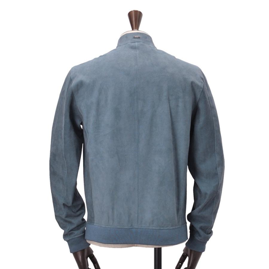 ブルゾン レザー メンズ Men S ブランド おしゃれ 春夏 ヘルノ Herno スエード Pl0096u やぎ革 ゴート セルリアンブルー ミドルアウター Pl0096u 9000 メンズブランドでらでら公式shop 通販 Yahoo ショッピング