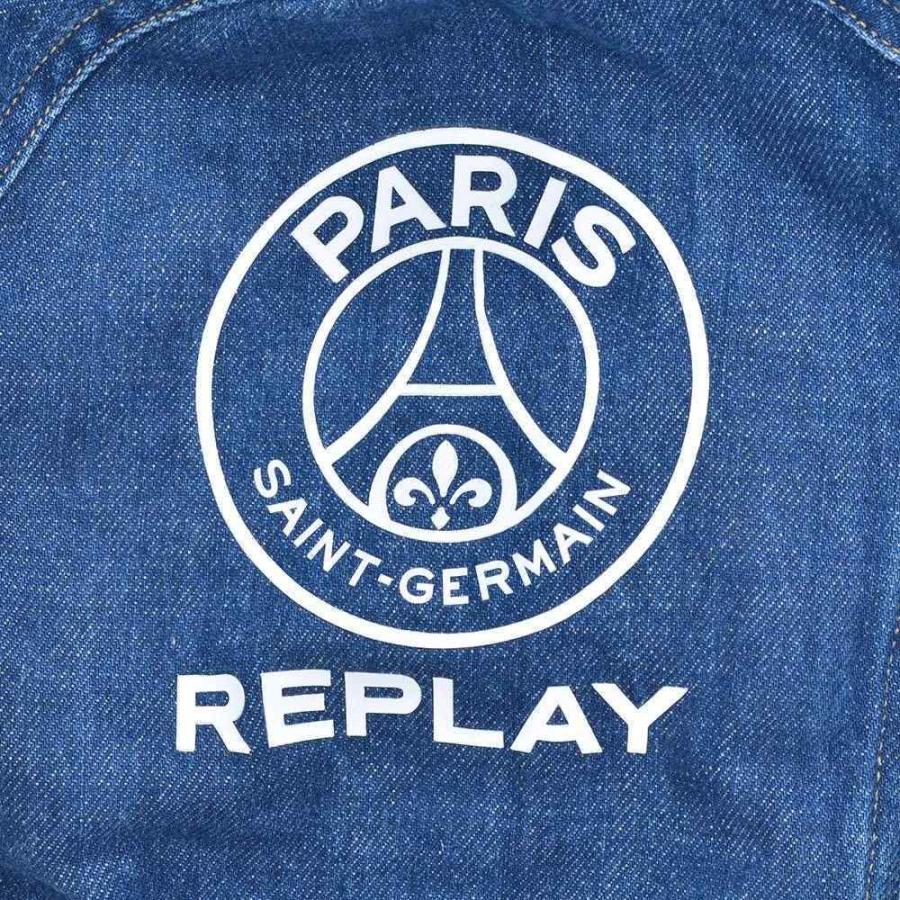 パリサンジェルマン リプレイ Paris Saint Germain Replay メンズ 14オンス デニムジャケット Gジャンブルゾン ミディアムブルー でらでら 公式ブランド Psg860 172g77 009 メンズブランドでらでら公式shop 通販 Yahoo ショッピング