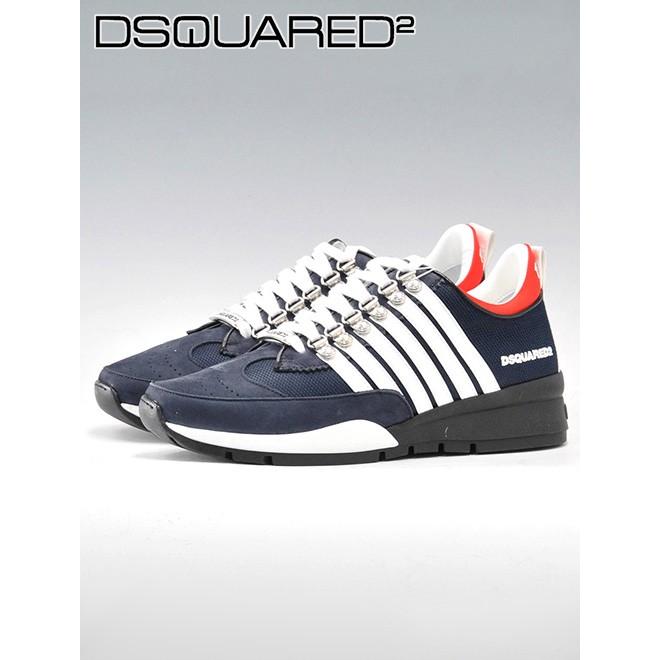 スニーカー Sneaker メンズ Men S おしゃれ ブランド 40代 ディースクエアード Dsquared2 レザー 251 ネイビー レッド Ssn0101 M190 メンズブランドでらでら公式shop 通販 Yahoo ショッピング