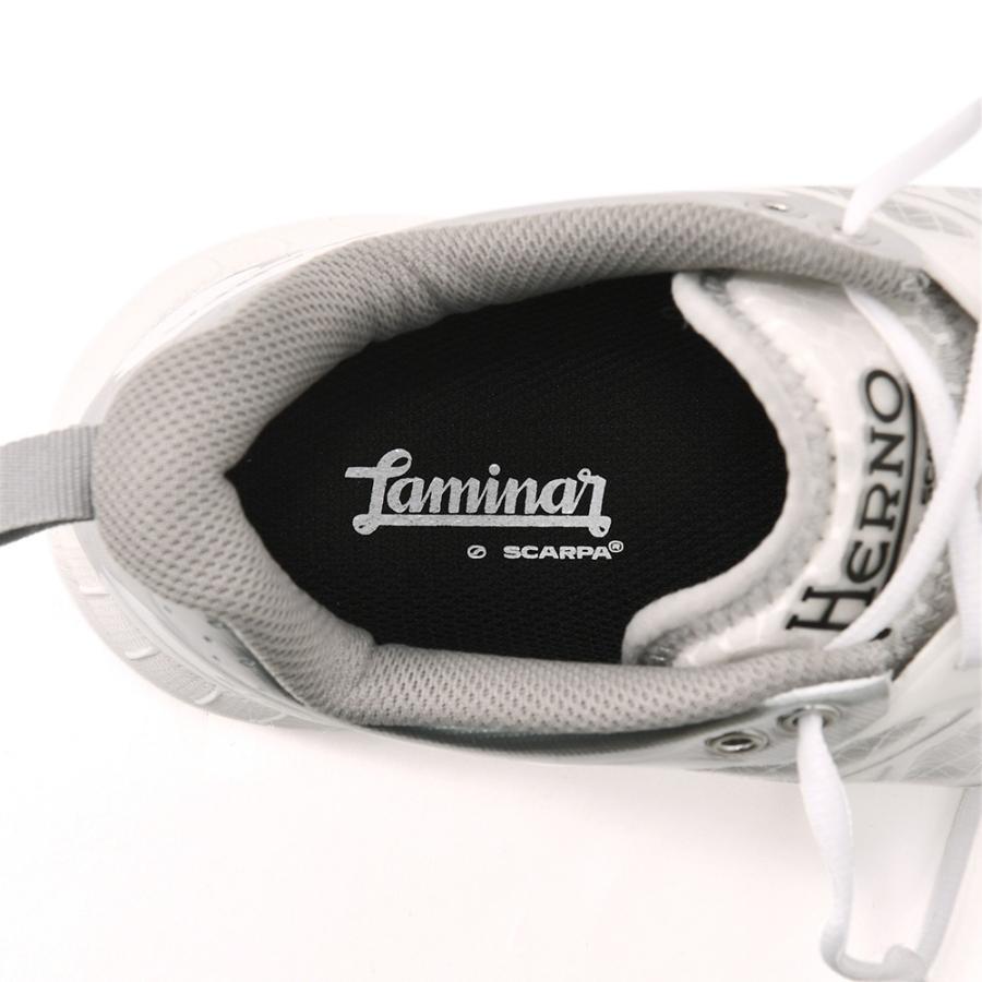 ヘルノ ラミナー HERNO LAMINAR  スニーカー メンズ  スカルパコラボ  トレイルランニングシューズ ホワイト&グレー 国内正規品 でらでら 公式ブランド｜deradera｜12