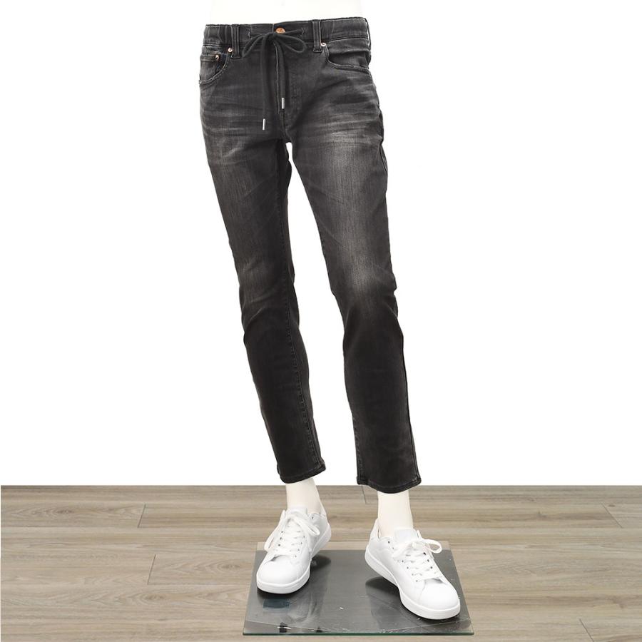 初回限定 メンズ Card Red レッドカード Shore ストレッチデニム ドローコード Card Red レッドカード ストレッチジーンズ 公式 ブランド でらでら 国内正規品 ブラックユーズド Brack Used ウエストドローコード ショア Shore ボトムス パンツ